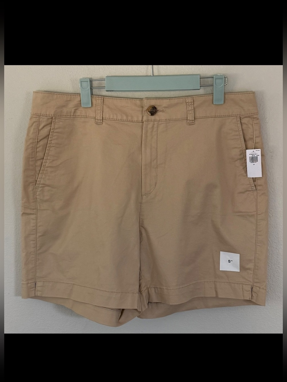 Old Navy Everyday Short High Rise 5” Inseam Women’s 12 Khaki Stretch NWT